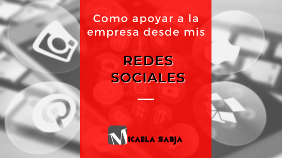 redes sociales apoyar a la empresa